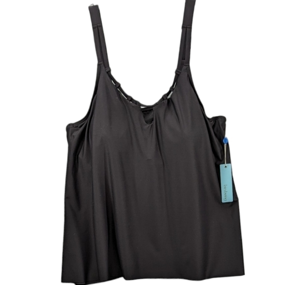 Birdsong Plus Eco Onyx Keyhole Underwire Tankini Top 24 G/H 44H 46G 48DDD New - Picture 7 of 13